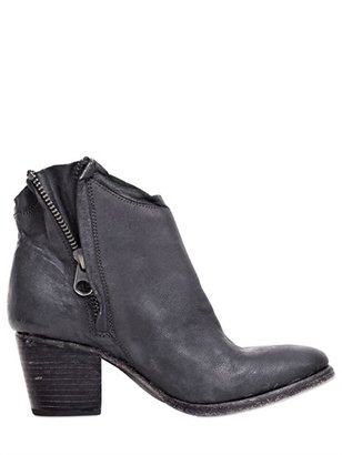 Nylo 60mm Leather Zipped Boots