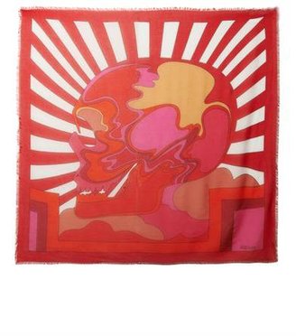 Alexander McQueen Psychedelic-print scarf