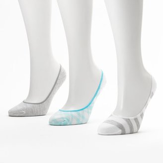 Plaid 3-pk. extra low-cut liner socks