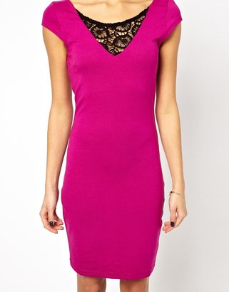 Vila Beirut Dress With Lace Detail