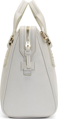 McQ White Leather Mini Cleo Shoulder Bag