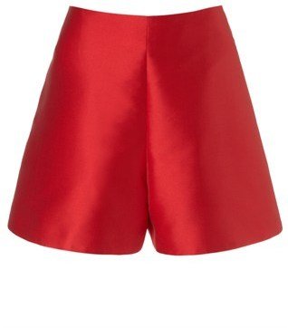 Carven Poppy Red Mikaow Shorts