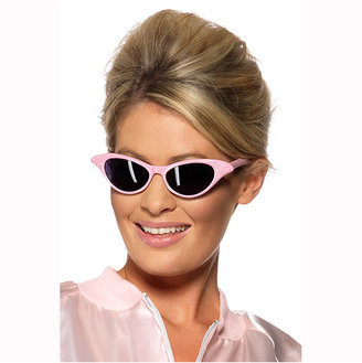 George Fancy Dress  Retro Pink Ladies Sunglasses