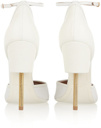 Givenchy Matilda sandals in white textured-leather