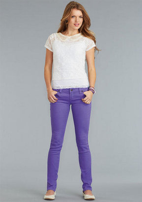 Dahlia Britt Low-Rise Skinny Color Jean