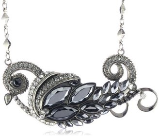 Sorrelli Midnight Moon" Crystal Bird Pendant Necklace