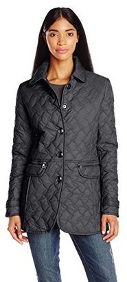 Larry Levine Women's Quilted Barn Jacket