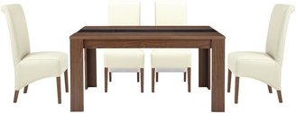 Joanna Dining Table + 4 Sienna Chairs (buy and SAVE!)