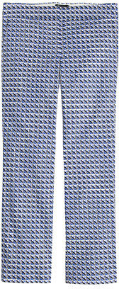 J.Crew Campbell capri in abstract wave print