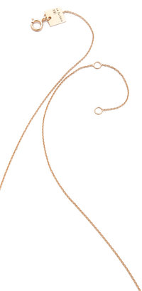 ginette_ny Mini Tube & Diamond Necklace
