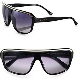 Givenchy Oversized Shield Square Sunglasses