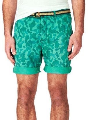 Scotch & Soda Men's Twill Relaxed Fit Chino Short with Belt