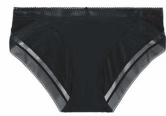 Calvin Klein Underwear Icon Stretch-satin Briefs - Black