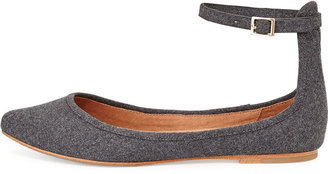 Joie Temple Flannel Ankle-Strap Flat