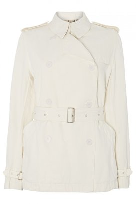 Burberry Cotton & Linen Trench Jacket