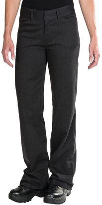 Dickies Heathered Twill Trouser Pants - Wide Straight Leg (For Women)