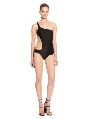 DKNY Cut Out One Shoulder One-Piece