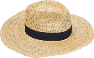 LAROSE Straw Fedora hat