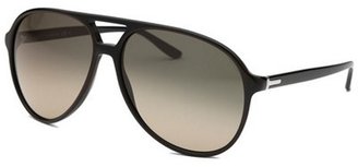 Gucci Women's Aviator Black Sunglasses
