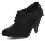 Dorothy Perkins Womens Black heeled shoe boots- Black