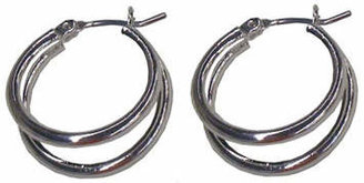 Nine West Double Hoop Earring - SILVER
