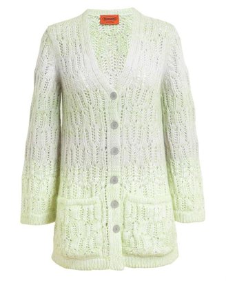 Missoni Gradient Cashmere-Mohair Knitted Cardigan