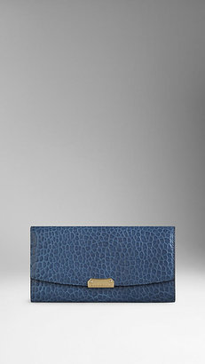 Burberry Signature Grain Leather Continental Wallet