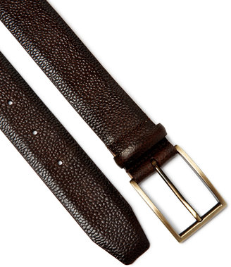 Antonio Maurizi Grained Leather Belt
