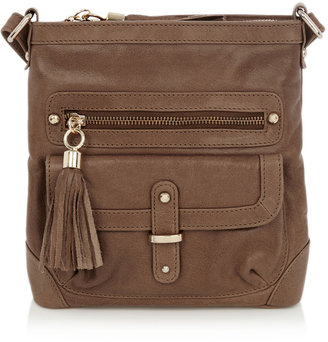 Oasis Leather Lucy Suede Cross Body Bag