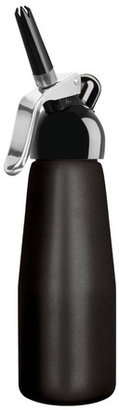 Liss Dessert Chef 1 Pint Cream Whipper - Synthetic Black Head with Black Aluminum Bottle