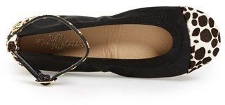 Yosi Samra 'Abbey' Ankle Strap Foldable Flat (Women)
