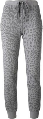 Current/Elliott leopard print track pants