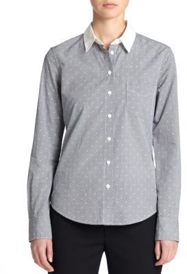 Band Of Outsiders Dot Button-Down Shirt