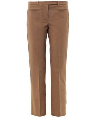 Max Mara 'S Thomas brown cotton-blend trousers