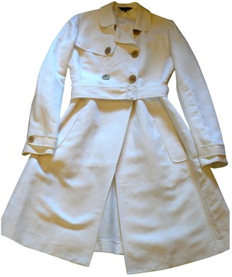 Paul Smith BLACK White Linen Trench coat