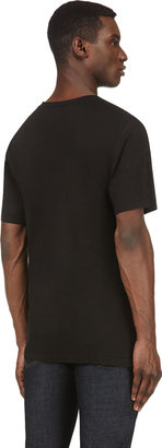 BLK DNM Black Oversize Scoop Neck T-Shirt