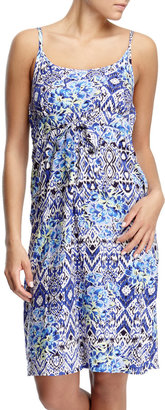 Wallis Blue Floral Print Dress
