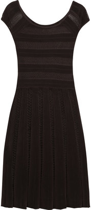 Issa Pointelle-knit dress