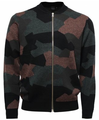 Paul Smith Camouflage Zip-Through Sweatshirt