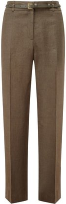 C&C California CC Belted Linen Trousers Long