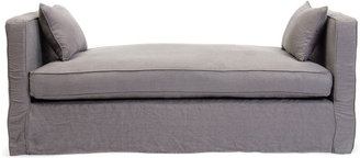 One Kings Lane Reed Linen Daybed, Charcoal