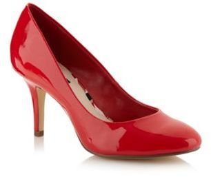 Ben de Lisi Principles by Designer red patent high court shoes
