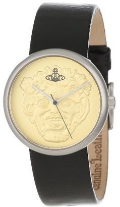 Vivienne Westwood Unisex VV021GDBK Neptune Gold Black Watch