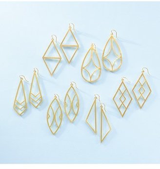 Dogeared 'Arches - Be Your Own Kind of Beautiful' Boxed Teardrop Earrings