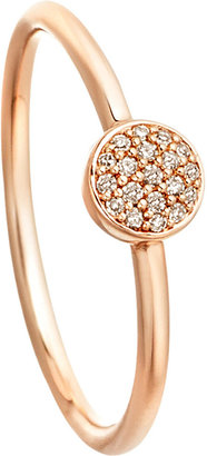 Astley Clarke 14ct rose gold ring with grey diamonds