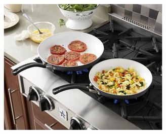 Calphalon Kitchen Essentials 10" Ceramic Enamel Omelette Pan - Black