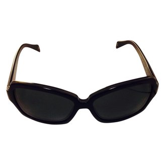 Chanel Black Plastic Sunglasses