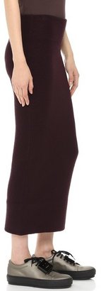Acne Studios Donna Boiled Wool Pencil Skirt
