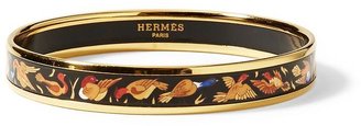 Hermes Luxe Vintage Finds Narrow Turkey Motif Bangle