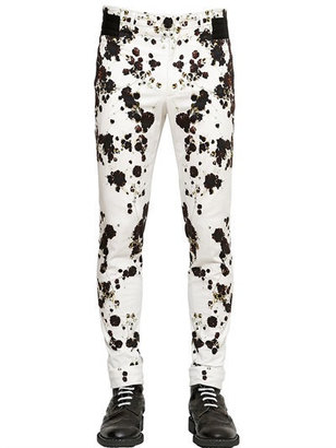 Givenchy Bands On Printed Cotton Canvas Pants